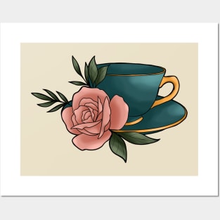 Rose Tea Posters and Art